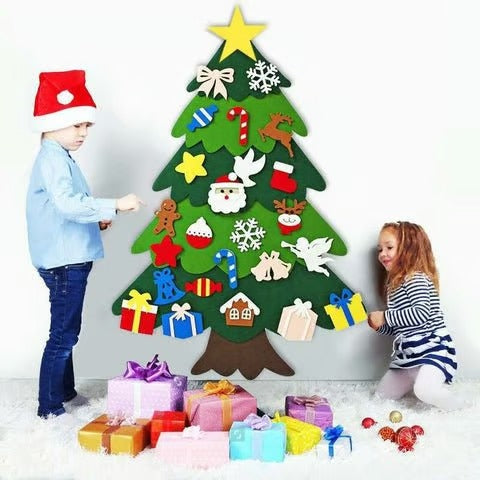 DIY Felt Christmas Tree Set