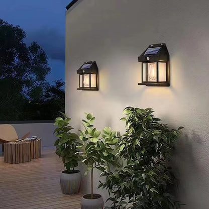 Waterproof  Bulb Intelligent Three Modes Modern Solar Wall Lights