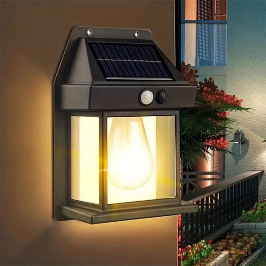 Waterproof  Bulb Intelligent Three Modes Modern Solar Wall Lights