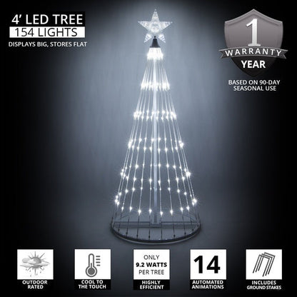 LED Animated Lightshow Outdoor Christmas Tree