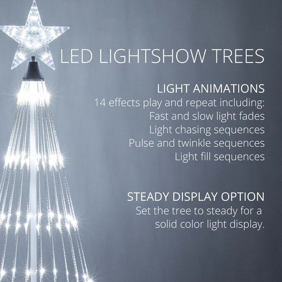 LED Animated Lightshow Outdoor Christmas Tree