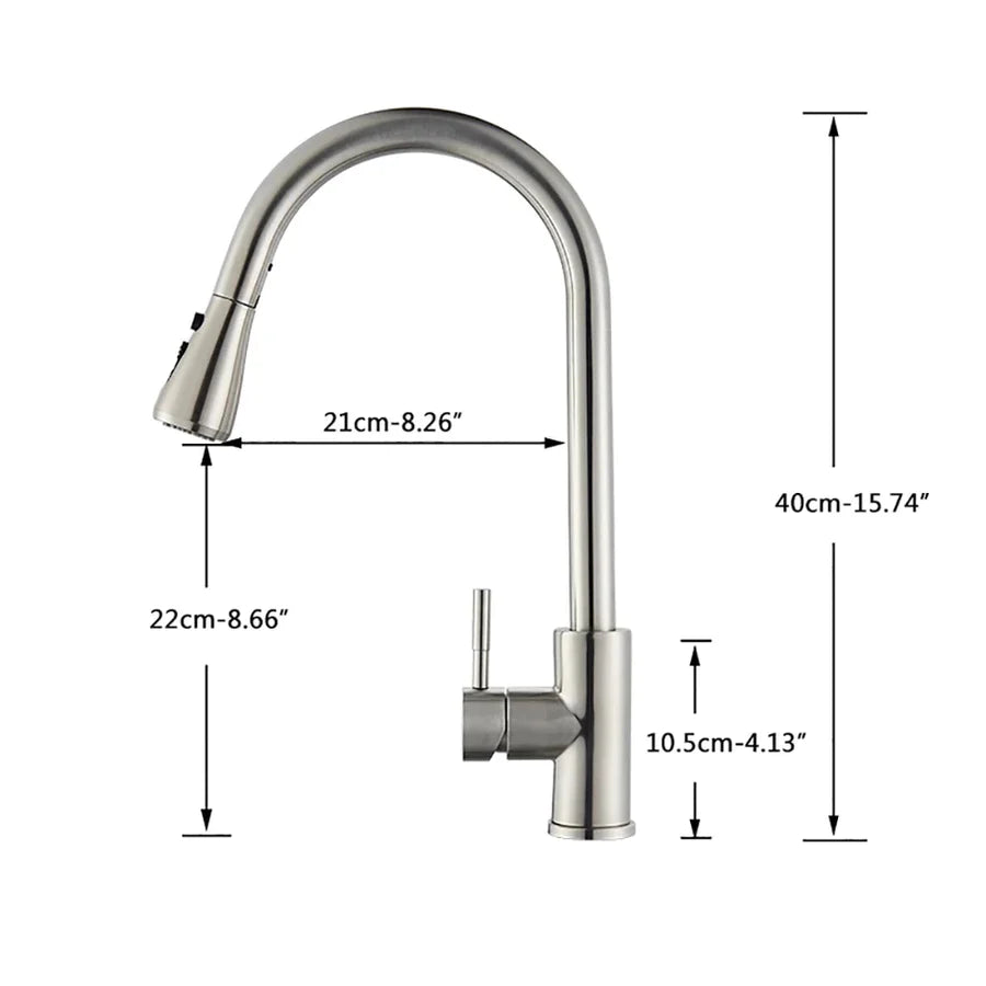 Expansive Gourmet Kitchen Faucet